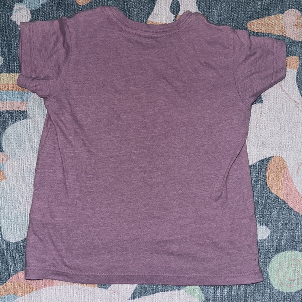 Spiritual Gangster purple girls tee size 4 - Picture 2 of 3